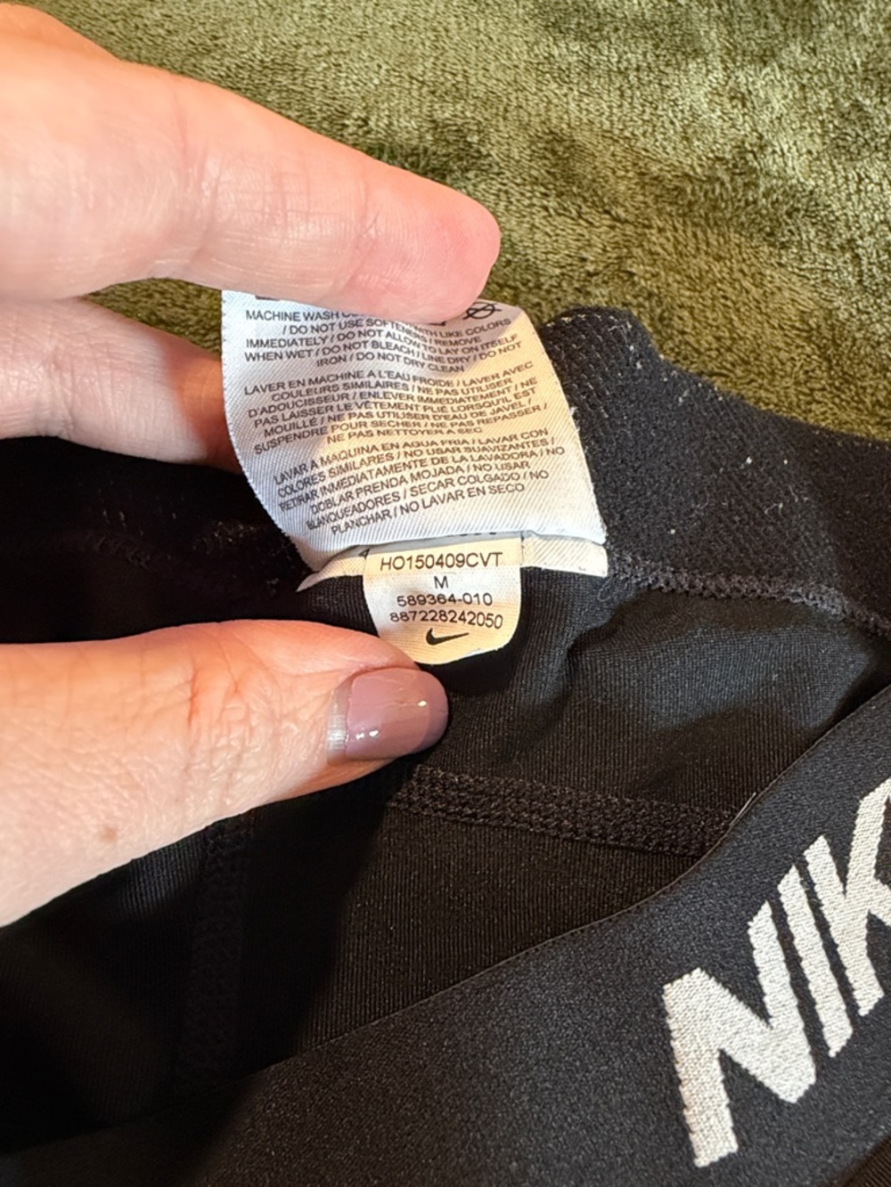 Womens M Black Nike Pros Shorts - Picture 4 of 5